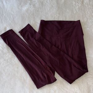 Lululemon Align Women’s Burgundy High-Waisted Leggings